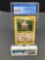 CGC Graded 1999 Pokemon Base Set Unlimited #7 HITMONCHAN Holofoil Rare Trading Card - EX-NM+ 6.5