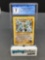 CGC Graded 2000 Pokemon Gym Challenge #6 GIOVANNI'S MACHAMP Holofoil Rare Trading Card - NM 7