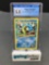 CGC Graded 2000 Pokemon Gym Challenge #13 MISTY'S GYARADOS Holofoil Rare Trading Card - EX+ 5.5