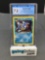 CGC Graded 1999 Pokemon Team Rocket Prerelease Promo DARK GYARADOS Holofoil Rare Trading Card - NM+