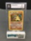 BGS Graded 1999 Pokemon Base Set Unlimited #4 CHARIZARD Holofoil Rare Trading Card - NM 7