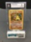 BGS Graded 1999 Pokemon Base Set Unlimited #4 CHARIZARD Holofoil Rare Trading Card - EX 5