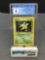 CGC Graded 2000 Pokemon Base 2 Set #17 SCYTHER Holofoil Rare Trading Card - EX-NM 6