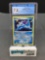 CGC Graded 2007 Pokemon Secret Wonder #19 SUICUNE Holofoil Cracked Ice Trading Card - NM+ 7.5