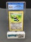 CGC Graded 1999 Pokemon Base Set Shadowless #38 POLIWHIRL Trading Card - NM-MT+ 8.5