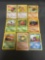 9 Card Lot of Vintage 1st Edition Pokemon Cards from Nice Collection Find