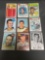 9 Card Lot of Vintage 1960's Topps Baseball Cards with ROOKIES and STARS from Estate Collection