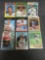 9 Card Lot of Vintage 1970's Topps Baseball Cards with ROOKIES and HOFers from Estate Collection