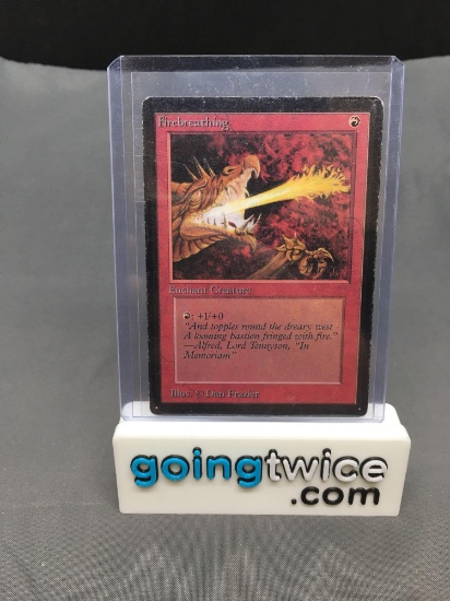 Magic the Gathering Beta FIREBREATHING Vintage Trading Card