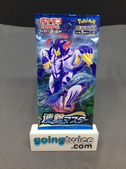 Factory Sealed Pokemon Japanese RAPID STRIKE 5 card Booster Pack