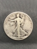 1933-S United States Walking Liberty Silver Half Dollar - 90% Silver Coin from Estate