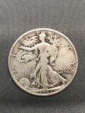 1943 United States Walking Liberty Silver Half Dollar - 90% Silver Coin from Estate