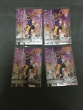 4 Card Lot of 1997-98 Metal Universe #50 SHAQUILLE O'NEAL Lakers Basketball Cards