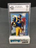 BCCG Graded 1993 Upper Deck #20 JEROME BETTIS Rams Steelers ROOKIE Football Card - 10