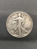 1943-S United States Walking Liberty Silver Half Dollar - 90% Silver Coin from Estate