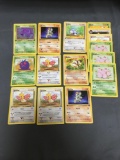 15 Count Lot of ALL 1st Edition Vintage Pokemon Trading Cards