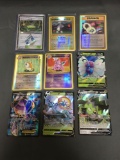 9 Count Lot of Modern Pokemon Holo & Reverse Foil Trading Cards