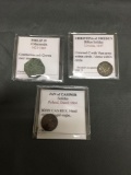 WOW 3 Count Lot of Ancient Coins from HIGH END COLLECTION