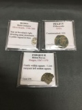 WOW 3 Count Lot of Ancient Coins from HIGH END COLLECTION