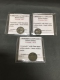 WOW 3 Count Lot of Ancient Coins from HIGH END COLLECTION