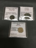 WOW 3 Count Lot of Ancient Coins from HIGH END COLLECTION