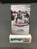 Factory Sealed 2020 Topps Chrome Update MLB Baseball 4 Card Pack - NEW PRODUCT