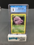 CGC Graded 2000 Pokemon Team Rocket #31 DARK WEEZING Trading Card - NM-MT 8