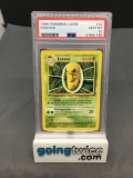 PSA Graded 1999 Pokemon Base Set Unlimited #33 KAKUNA Trading Card - MINT 9