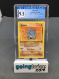 CGC Graded Gem Mint 9.5 - Jungle 1st Edition - RHYHORN 61/64