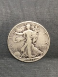 1945 United States Walking Liberty Silver Half Dollar - 90% Silver Coin from Estate