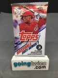 Factory Sealed 2021 Topps Series 1 Baseball 14 Card Hobby Edition Pack