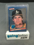 Hand Signed 1986 Donruss JOSE CANSECO A's ROOKIE Autographed Baseball Card