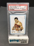 PSA Graded 1991 Victoria Gallery Boxing Champions LARRY HOLMES Boxing Trading Card - MINT 9