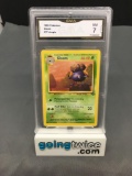 GMA Graded 1999 Pokemon Jungle #37 GLOOM Trading Card - NM 7