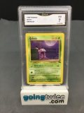 GMA Graded 1999 Pokemon Fossil #48 GRIMER Trading Card - NM 7