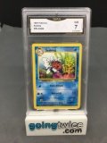 GMA Graded 1999 Pokemon Jungle #46 SEAKING Trading Card - NM 7