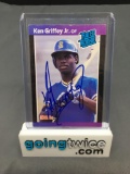 Hand Signed 1989 Donruss KEN GRIFFEY JR. Mariners AUTOGRAPHED ROOKIE Baseball Card