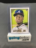 2018 Topps Gallery #140 RONALD ACUNA JR. Braves ROOKIE Baseball Card