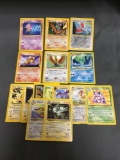 15 Card Lot of Vintage Pokemon Black Star Rare Trading Cards from Collection