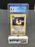 CGC Graded 1999 Pokemon Base Set Shadowless #57 PIDGEY Trading Card - NM-MT + 8.5