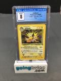 CGC Graded 1999 Pokemon Jungle #4 JOLTEON Holofoil Rare Trading Card - NM-MT 8