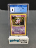 CGC Graded 1999 Pokemon Jungle #6 MR. MIME Holofoil Rare Trading Card - NM-MT 8