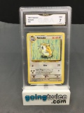 GMA Graded 1999 Pokemon Base Set Unlimited #40 RATICATE Trading Card - NM 7