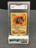 GMA Graded 1999 Pokemon Fossil #47 GEODUDE Trading Card - NM-MT 8