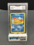 GMA Graded 1999 Pokemon Fossil #51 KRABBY Trading Card - NM-MT+ 8.5