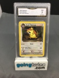 GMA Graded 2000 Pokemon Team Rocket #51 DARK RATICATE Trading Card - NM 7