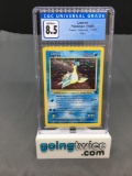 CGC Graded 1999 Pokemon Fossil #10 LAPRAS Holofoil Rare Trading Card - NM-MT+ 8.5