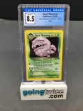 CGC Graded 2000 Pokemon Team Rocket #14 DARK WEEZING Holofoil Rare Trading Card - NM-MT+ 8.5