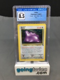 CGC Graded 1999 Pokemon Fossil #3 DITTO Holofoil Rare Trading Card - NM-MT+ 8.5
