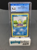 CGC Graded 1999 Pokemon Base Set 1st Edition French #63 SQUIRTLE Trading Card - VG-EX+ 4.5